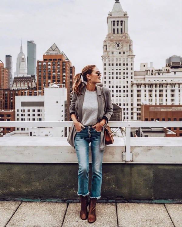 Jeans wanita bergaya baru: model dan gaya terbaik musim ini 2024-2025
