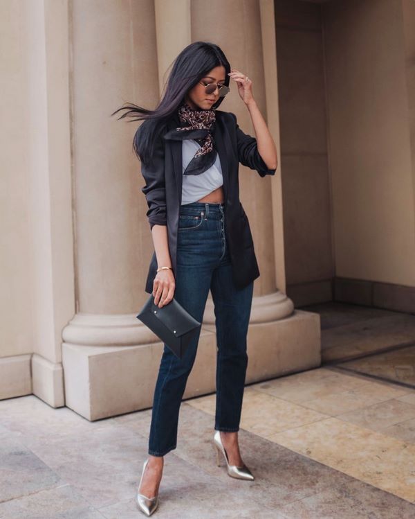 Jeans wanita bergaya baru: model dan gaya terbaik musim ini 2024-2025