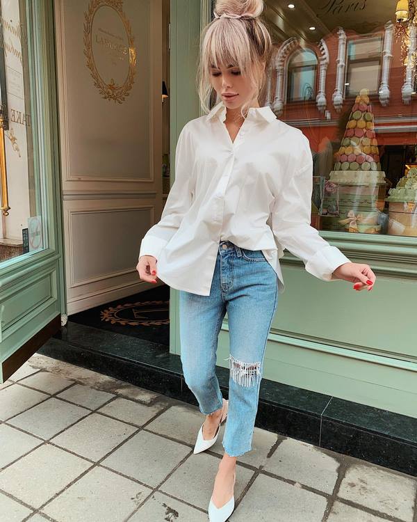 Jeans wanita bergaya baru: model dan gaya terbaik musim ini 2024-2025