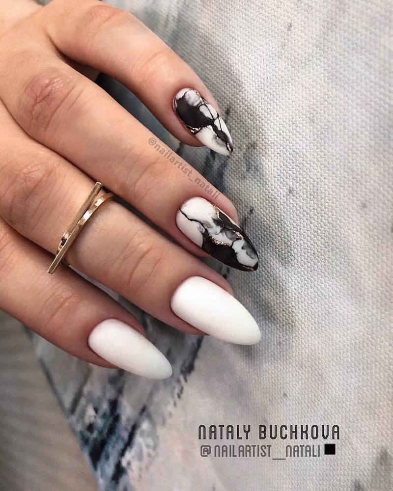 Idea kreatif untuk manicure marmar 2024-2025: berita reka bentuk segar