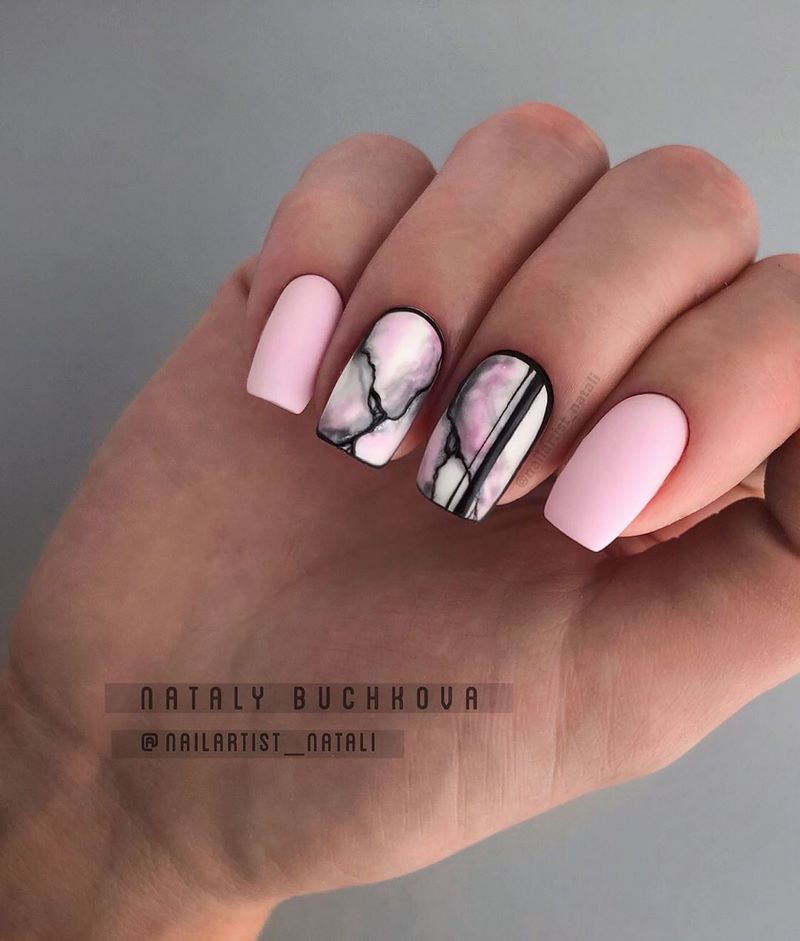 Idea kreatif untuk manicure marmar 2024-2025: berita reka bentuk segar