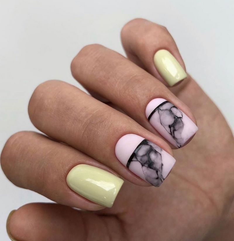 Idea kreatif untuk manicure marmar 2024-2025: berita reka bentuk segar