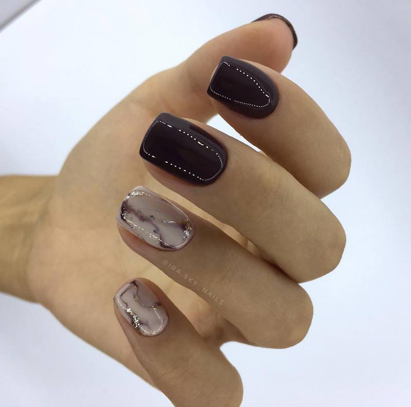 Idea kreatif untuk manicure marmar 2024-2025: berita reka bentuk segar