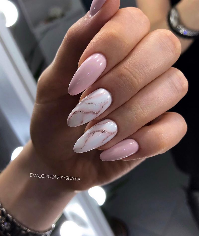 Idea kreatif untuk manicure marmar 2024-2025: berita reka bentuk segar