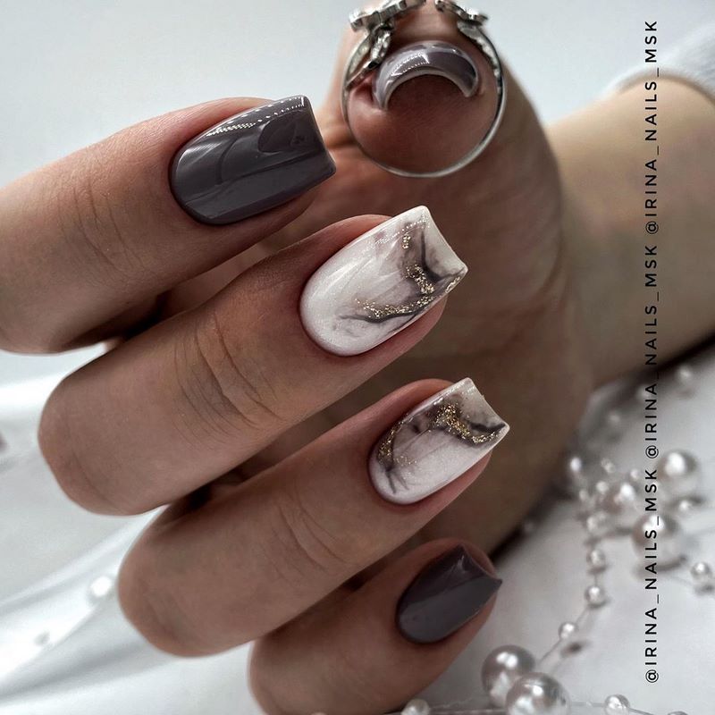 Idea kreatif untuk manicure marmar 2024-2025: berita reka bentuk segar