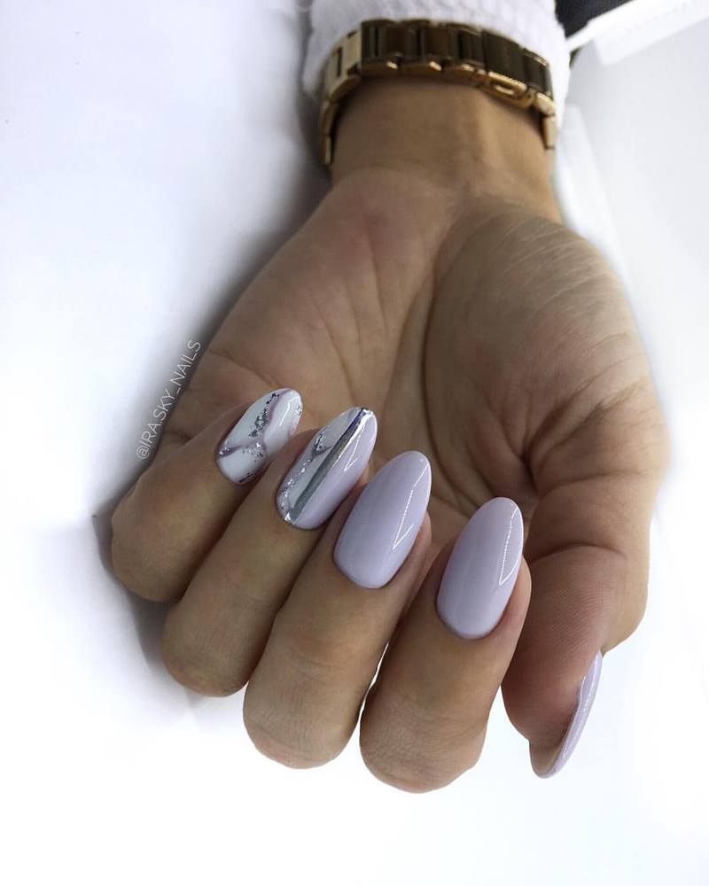 Idea kreatif untuk manicure marmar 2024-2025: berita reka bentuk segar